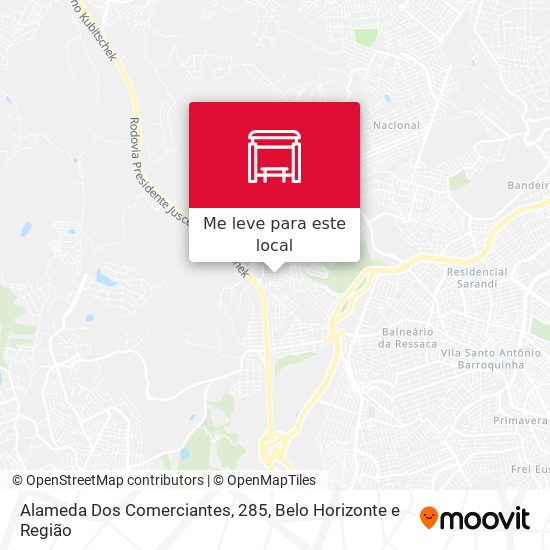 Alameda Dos Comerciantes, 285 mapa