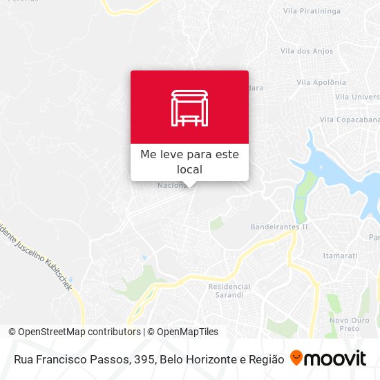 Rua Francisco Passos, 395 mapa