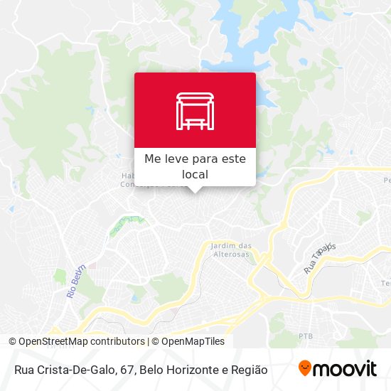 Rua Crista-De-Galo, 67 mapa