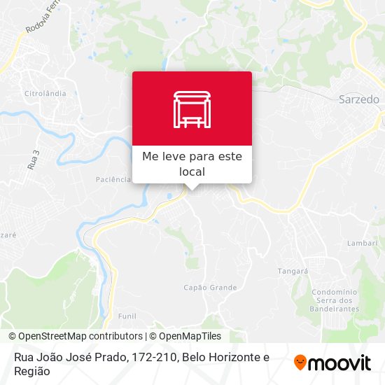 Rua João José Prado, 172-210 mapa