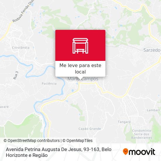 Avenida Petrina Augusta De Jesus, 93-163 mapa