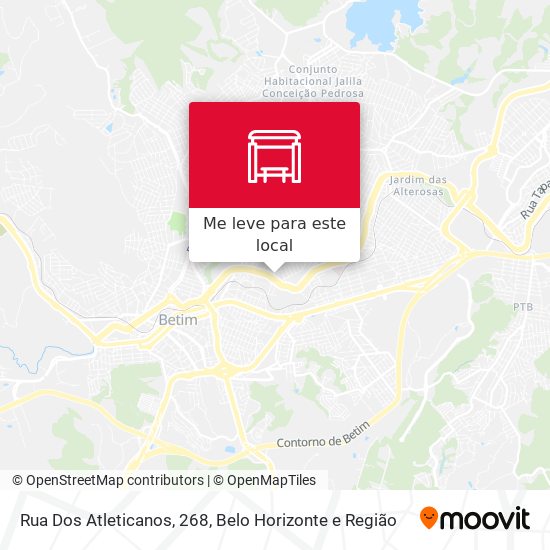 Rua Dos Atleticanos, 268 mapa