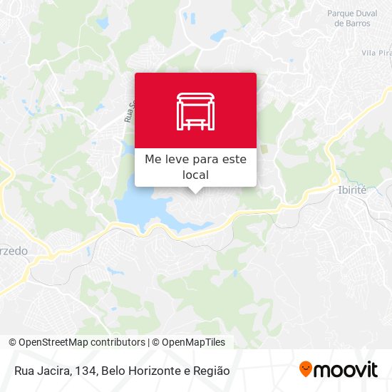 Rua Jacira, 134 mapa