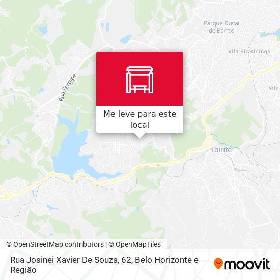 Rua Josinei Xavier De Souza, 62 mapa