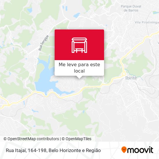 Rua Itajaí, 164-198 mapa