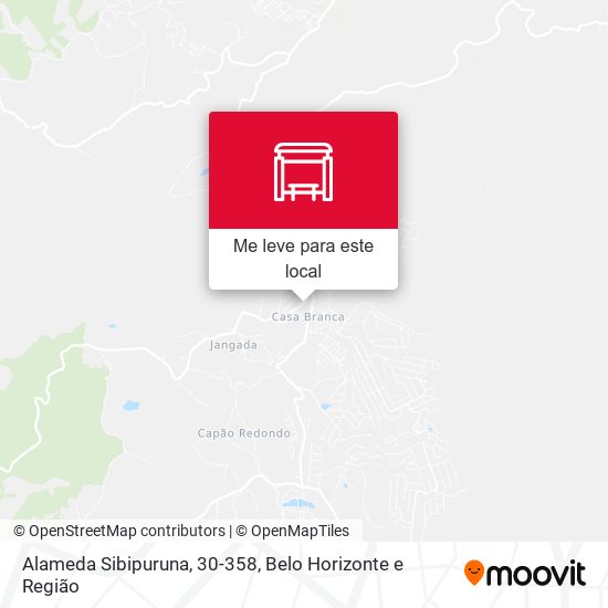 Alameda Sibipuruna, 30-358 mapa