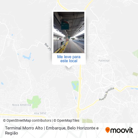 Terminal Morro Alto | Embarque mapa