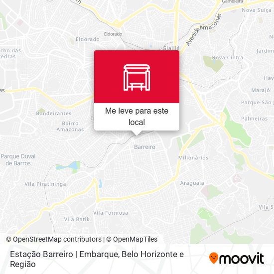 Estação Barreiro | Embarque mapa
