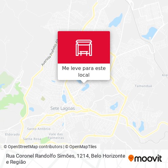 Rua Coronel Randolfo Simões, 1214 mapa