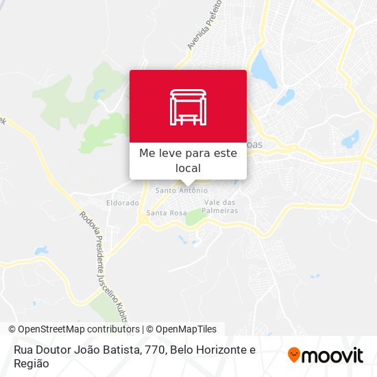 Rua Doutor João Batista, 770 mapa