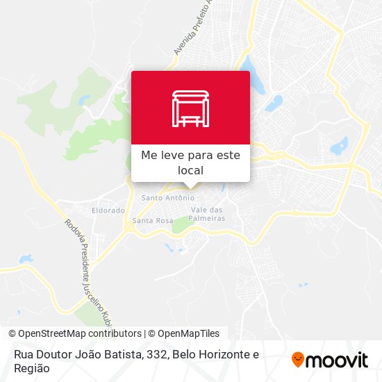 Rua Doutor João Batista, 332 mapa
