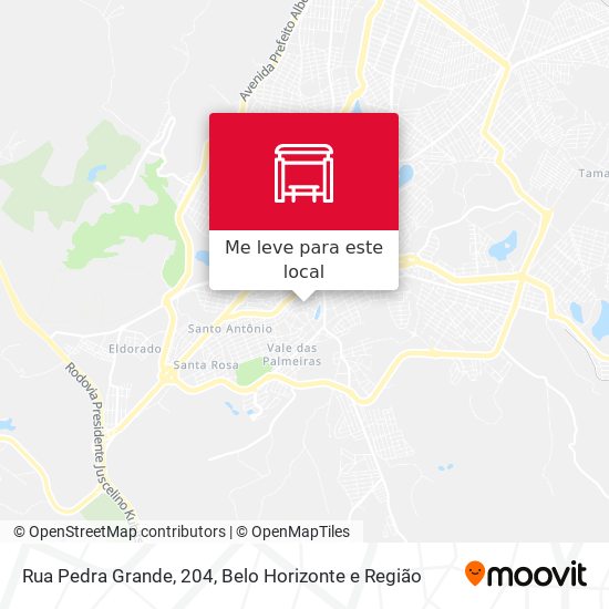 Rua Pedra Grande, 204 mapa