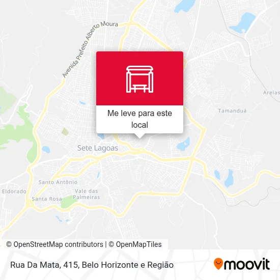 Rua Da Mata, 415 mapa
