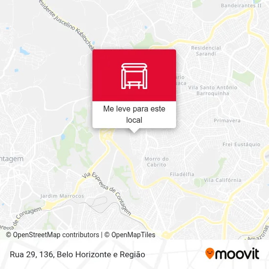 Rua 29, 136 mapa