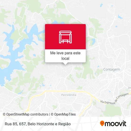 Rua 85, 657 mapa