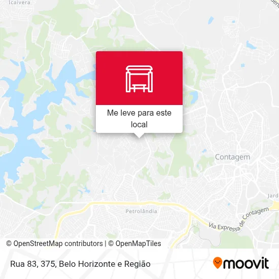 Rua 83, 375 mapa
