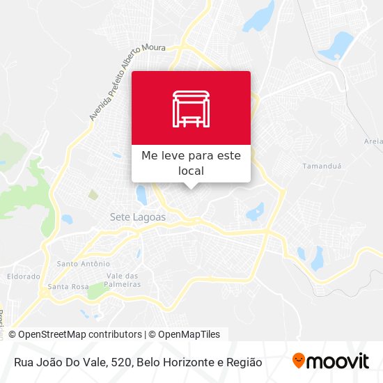Rua João Do Vale, 520 mapa
