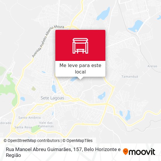 Rua Manoel Abreu Guimarães, 157 mapa