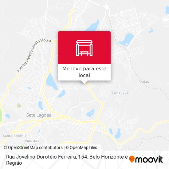 Rua Jovelino Dorotéio Ferreira, 154 mapa