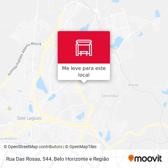 Rua Das Rosas, 544 mapa