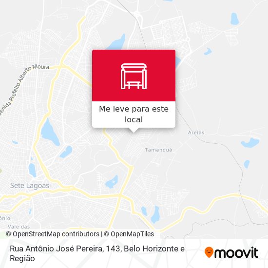 Rua Antônio José Pereira, 143 mapa