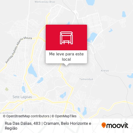 Rua Das Dálias, 483 | Cramam mapa