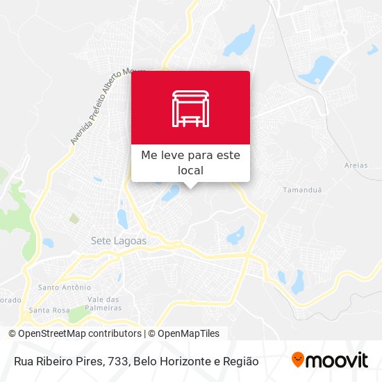 Rua Ribeiro Pires, 733 mapa