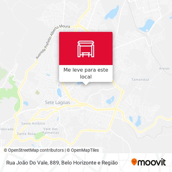 Rua João Do Vale, 889 mapa