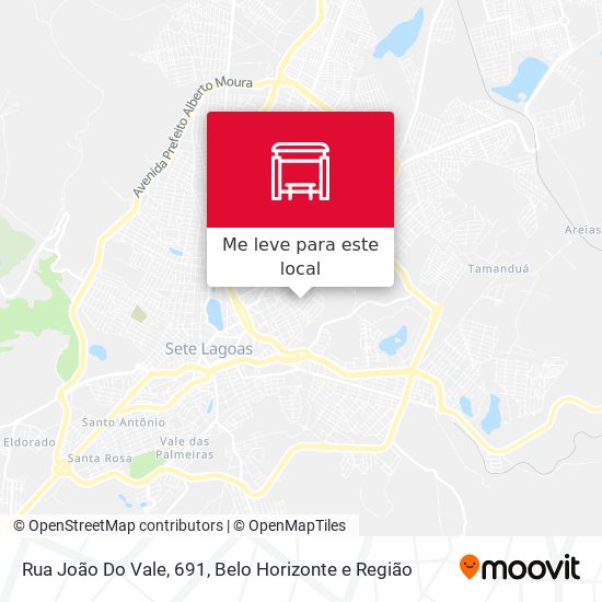 Rua João Do Vale, 691 mapa