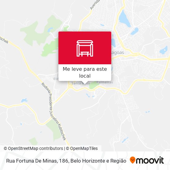 Rua Fortuna De Minas, 186 mapa