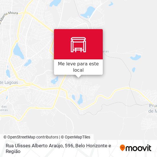 Rua Ulisses Alberto Araújo, 596 mapa