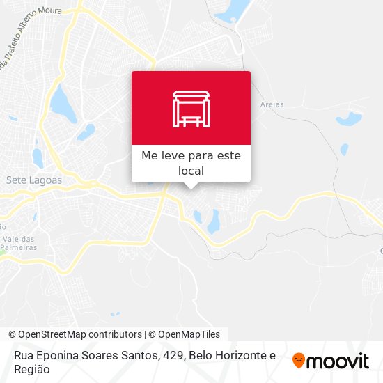 Rua Eponina Soares Santos, 429 mapa