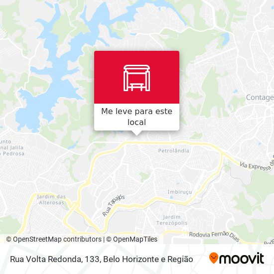 Rua Volta Redonda, 133 mapa