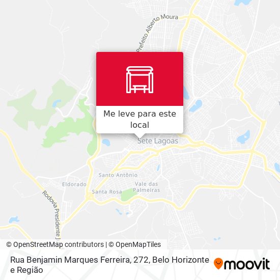 Rua Benjamin Marques Ferreira, 272 mapa