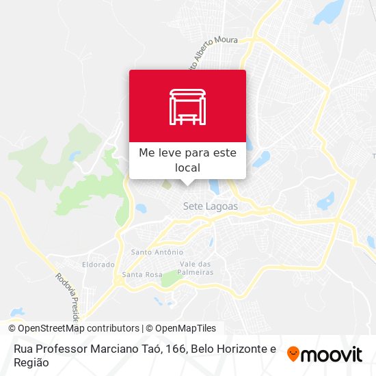 Rua Professor Marciano Taó, 166 mapa