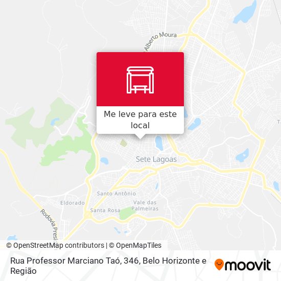 Rua Professor Marciano Taó, 346 mapa