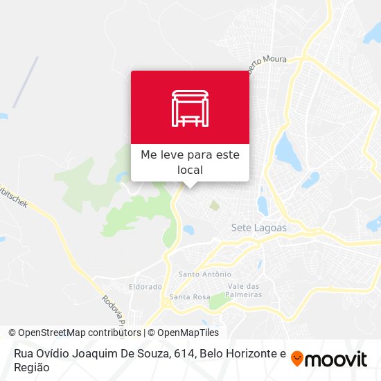 Rua Ovídio Joaquim De Souza, 614 mapa
