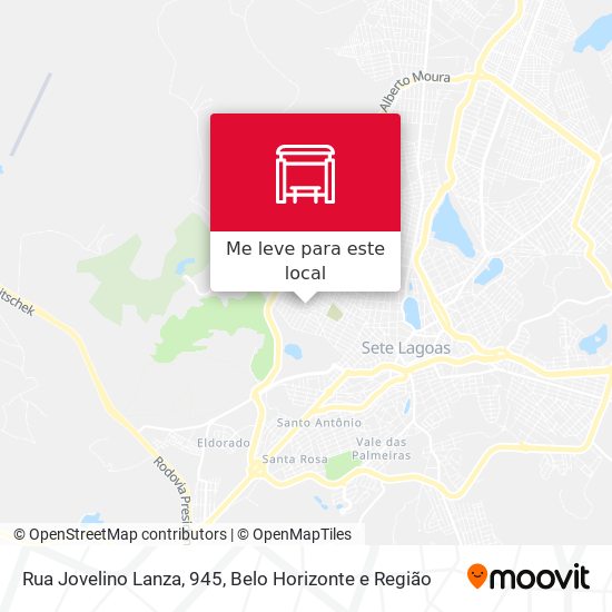 Rua Jovelino Lanza, 945 mapa
