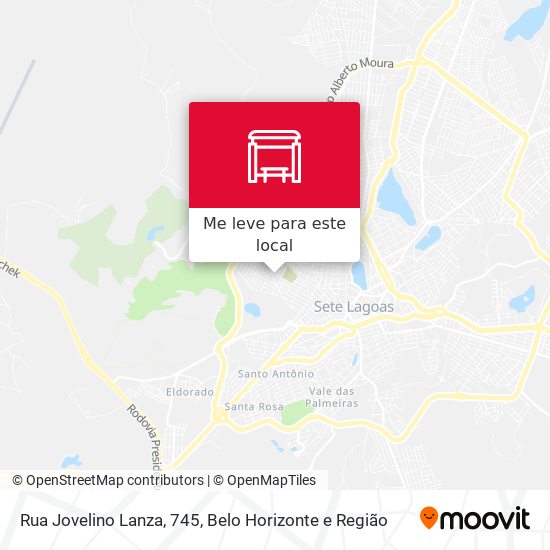 Rua Jovelino Lanza, 745 mapa