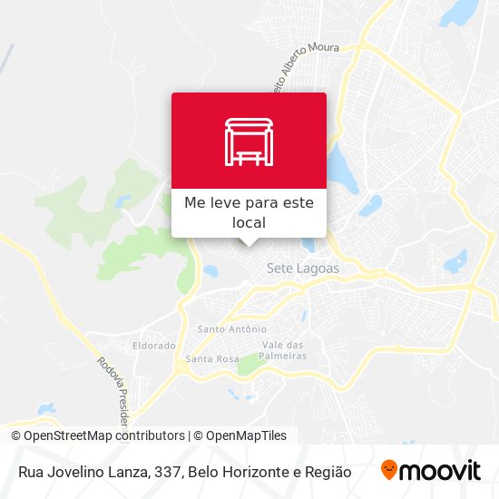 Rua Jovelino Lanza, 337 mapa