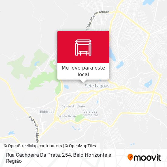 Rua Cachoeira Da Prata, 254 mapa