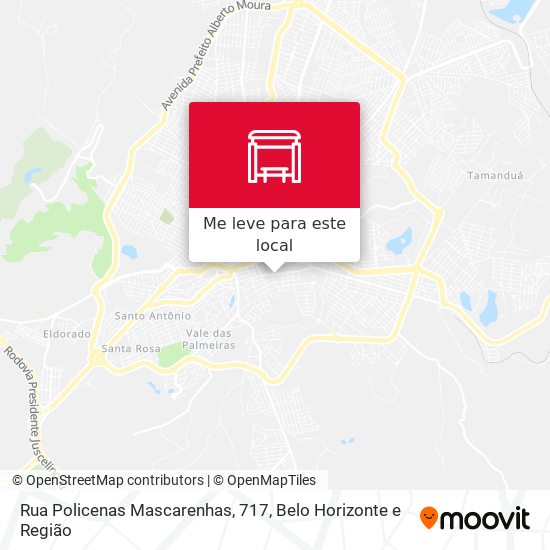 Rua Policenas Mascarenhas, 717 mapa