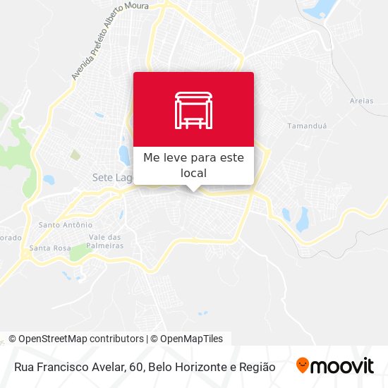 Rua Francisco Avelar, 60 mapa