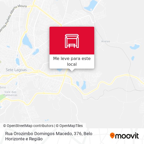 Rua Orozimbo Domingos Macedo, 376 mapa