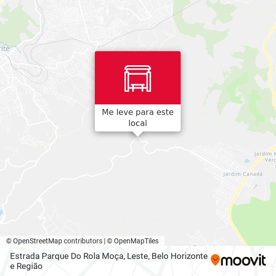 Estrada Parque Do Rola Moça, Leste mapa