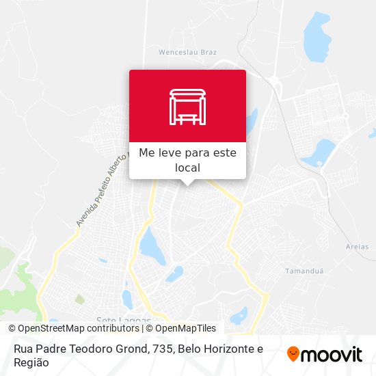 Rua Padre Teodoro Grond, 735 mapa