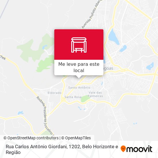 Rua Carlos Antônio Giordani, 1202 mapa
