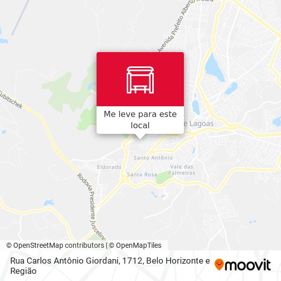 Rua Carlos Antônio Giordani, 1712 mapa