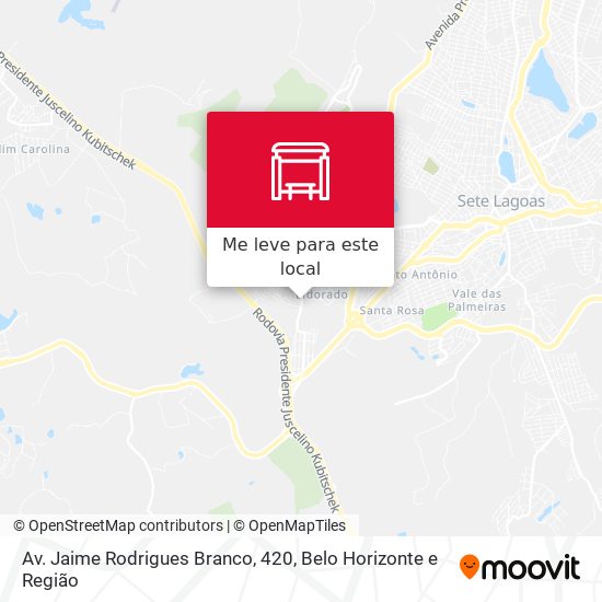 Av. Jaime Rodrigues Branco, 420 mapa