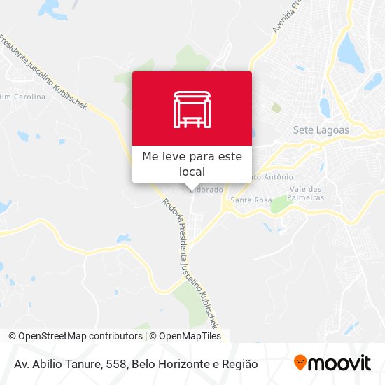 Av. Abílio Tanure, 558 mapa